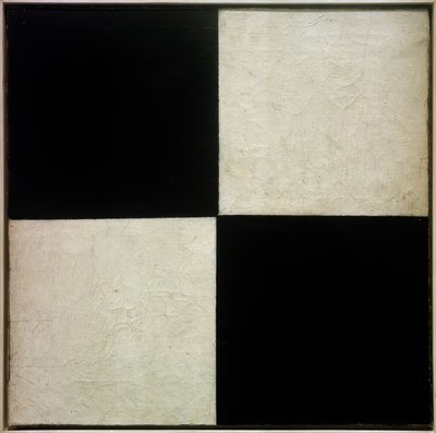Cztery kwadraty, 1915 autorstwa Kazimir Severinovich Malevich