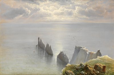 Igły, Wyspa Wight (olej na płótnie) autorstwa Keeley Halswelle