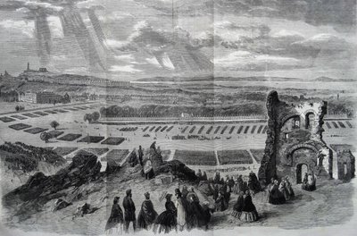 Przegląd Ochotników Strzelców przez Jej Królewską Mość, 1860 r. autorstwa Keeley Halswelle