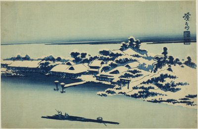 Śnieg na rzece Sumida autorstwa Keisai Eisen