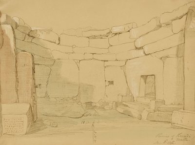 Ruiny, Krindi, Malta autorstwa Kellogg, Miner Kilbourne