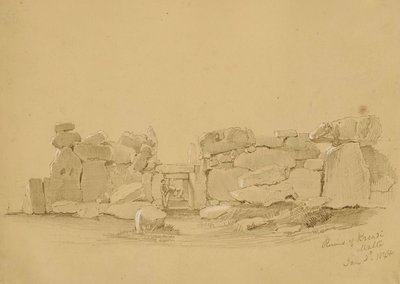 Ruiny, Krindi, Malta autorstwa Kellogg, Miner Kilbourne