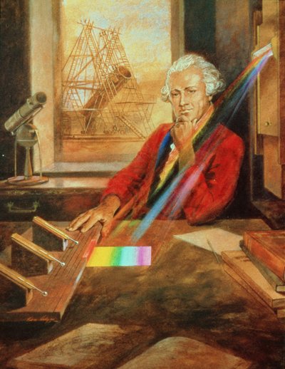 Sir William Herschel (1738-1822) autorstwa Ken Hodges
