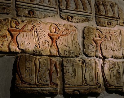 Egipt; Amarna; Faraonowie Słońca; mm6714; Archeologia; Akhenaten; Nefertiti; Luksor..., 2001 (zdjęcie) autorstwa Kenneth Garrett