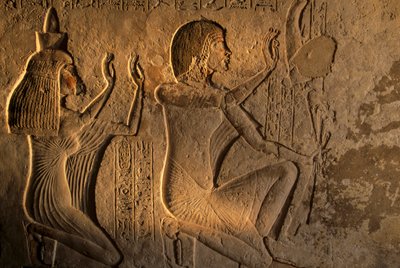 Egipt; Amarna; mm6741; archeologia; artefakt; XVIII dynastia; Akhenaten; Amenhotep IV,..., 2001 (zdjęcie) autorstwa Kenneth Garrett