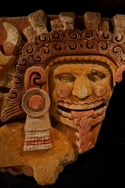 Greatest Aztecs; MM7677; Mexico City; Mexico; NMAH; Tenochtitlan; Aztec; Tomb of Ahui..., 2008 (zdjęcie) autorstwa Kenneth Garrett