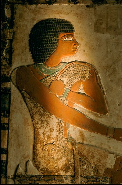 Grobowiec Nefera; Egipt; archeologia; Stare Państwo; Sakkara autorstwa Kenneth Garrett