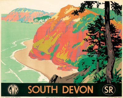 Seaton, Devon autorstwa Kenneth Shoesmith