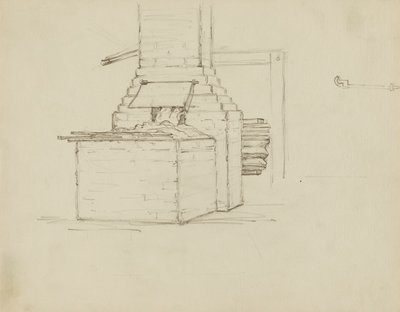 (Rotunda Kapitolu Stanu Iowa) (Producenci, badanie dla panelu) autorstwa Kenyon Cox