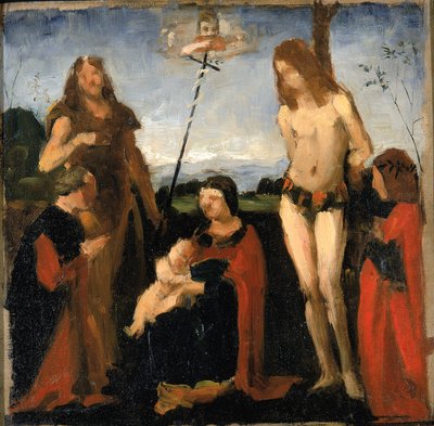 Po Boltraffio, Święta rozmowa, 1878-1882. autorstwa Kenyon Cox