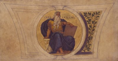 Study for Mosaic, Wisconsin State Capital, Legislacja, ca. 1913. autorstwa Kenyon Cox