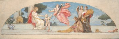 Studium na mural, Union Trust Company Building, The Sources of Wealth, ca. 1903. autorstwa Kenyon Cox