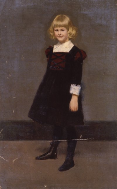 Bez tytułu, Portret młodej dziewczyny, ca. 1900. autorstwa Kenyon Cox