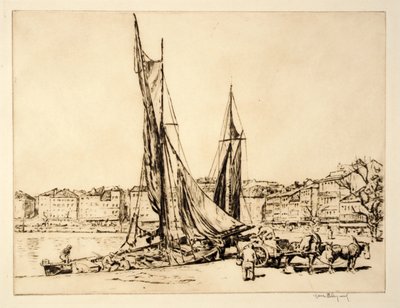 Port w La Ciotat autorstwa Kerr Eby