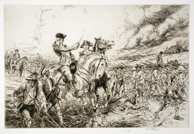George Washington w Valley Forge autorstwa Kerr Eby