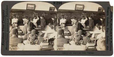 "Klasa arytmetyczna, Tuskegee, Alabama", ok. 1900 (zdjęcie) autorstwa Keystone View Company