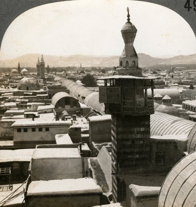 Damaszek, Syria, 1900. autorstwa Keystone View Company