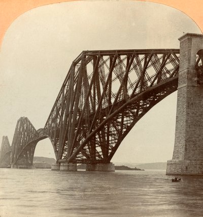 Most Forth, Szkocja, 1897. autorstwa Keystone View Company