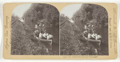 Oh! Słodko odpoczniemy naszym zmęczonym wiosłom, 1896. autorstwa Keystone View Company