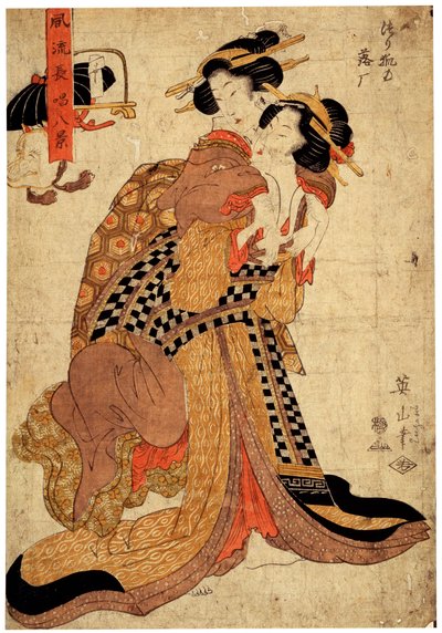 Osiem eleganckich pieśni poetyckich, c1811-c1814 autorstwa Kikukawa Eizan