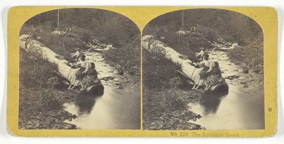 The Babling Brook, 185575. Twórcy: Kilburn Brothers, BW Kilburn. autorstwa Kilburn Brothers, BW Kilburn
