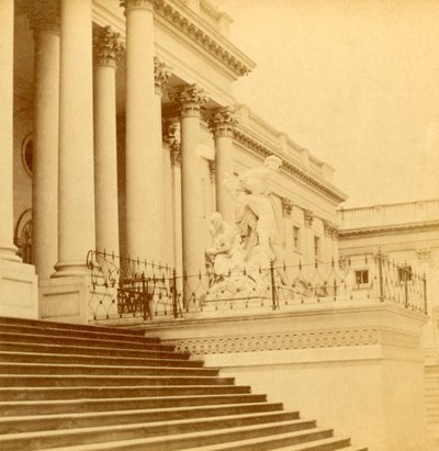 „Front Senatu, Waszyngton D.C.”, ok. 1900. autorstwa Kilburn Brothers
