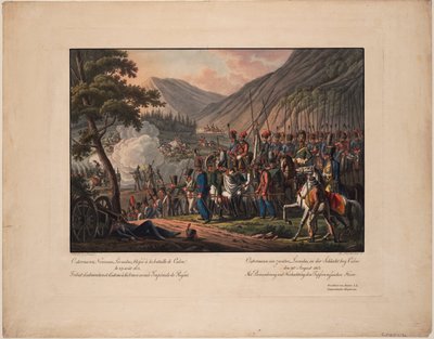 Generał hrabia Aleksander Ostermann-Tołstoj w bitwie pod Kulmem w dniu 29 sierpnia 1813 r. 1813 autorstwa Kilian Ponheimer the Elder