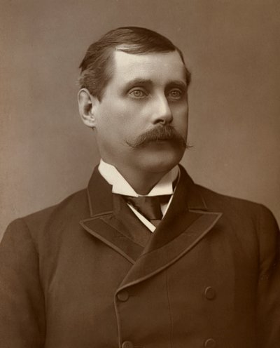 FH Macklin, brytyjski aktor, 1888 autorstwa Kingsbury and Notcutt