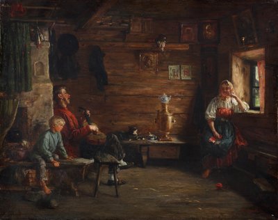 Rodzinna sielanka autorstwa Kirill Vikentievich Lemoch
