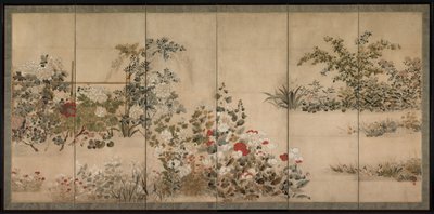 Kwiaty i Trawy autorstwa Kitagawa Sosetsu