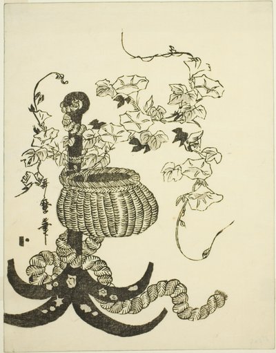 Układ Porannej Chwały (Asagao) autorstwa Kitagawa Utamaro