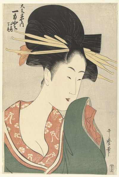 Kou r Chisane Hitomoto Ui do Daimonjiya Daimonjiya Uchihitomoto autorstwa Kitagawa Utamaro