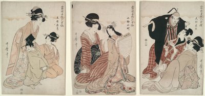Mitate, nieśmiertelni poeci autorstwa Kitagawa Utamaro