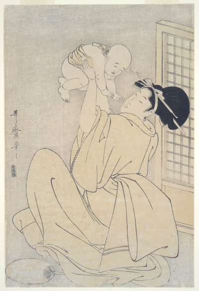 Matka i dziecko autorstwa Kitagawa Utamaro