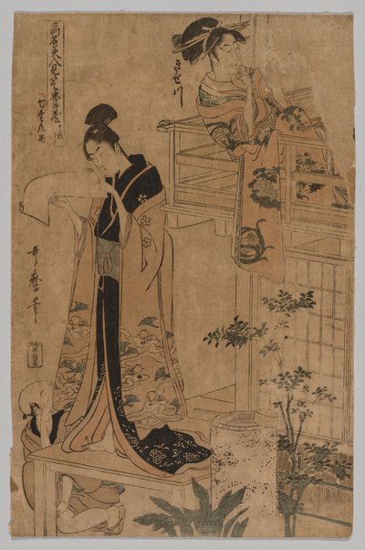 No Title, 1753-1806. autorstwa Kitagawa Utamaro