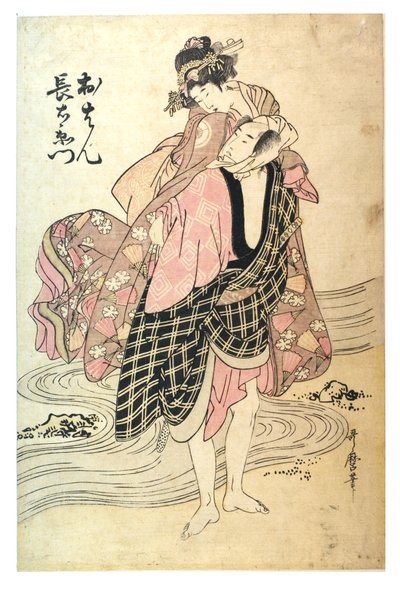 Ohan i Choemon autorstwa Kitagawa Utamaro