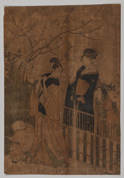 Serenada, 1753-1806. autorstwa Kitagawa Utamaro