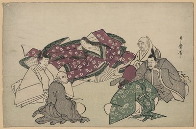 Six Poets (Rokkasen) autorstwa Kitagawa Utamaro