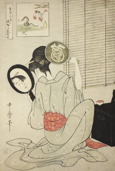 Takashima Ohisa, ok. 1930 r. 1795 autorstwa Kitagawa Utamaro