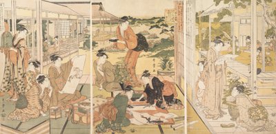 Cztery Osiągnięcia Kinkishoga, ca. 1788-90. autorstwa Kitagawa Utamaro