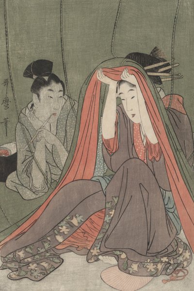 Moskitiera autorstwa Kitagawa Utamaro