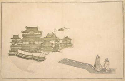 Pałac na Księżycu, ósmy miesiąc, 1789. autorstwa Kitagawa Utamaro