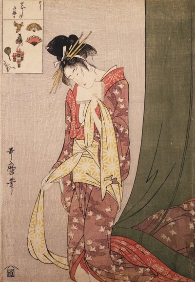 Ôgiya Hanaôgi autorstwa Kitagawa Utamaro