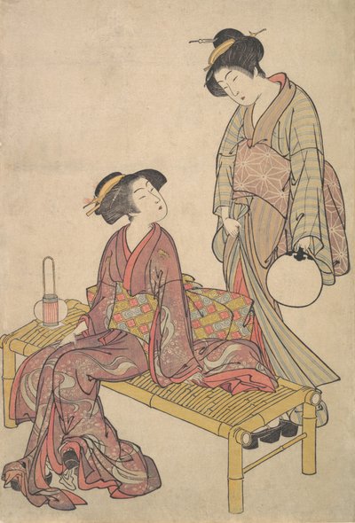 Latarnia ręczna, ca. 1790. autorstwa Kitao Shigemasa