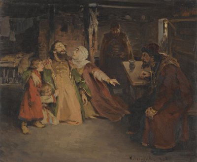 Iwan Groźny autorstwa Klavdi Vasilyevich Lebedev