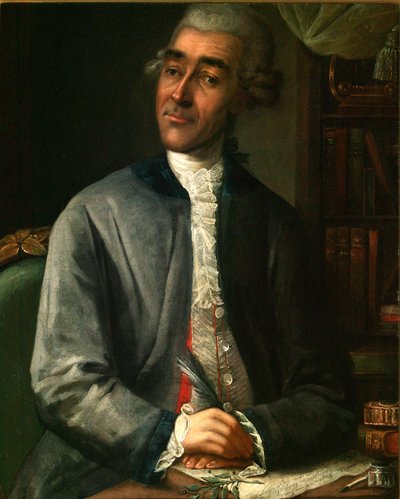 Portret pisarza Wasilija Grigorievicha Rubana 1742-1795, 1786 autorstwa Klipekov