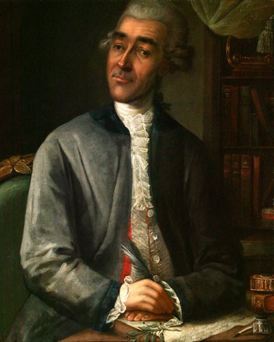 Portret pisarza Wasilija Grigoriewicza Rubana, 1742-1795, 1786. autorstwa Klipekov