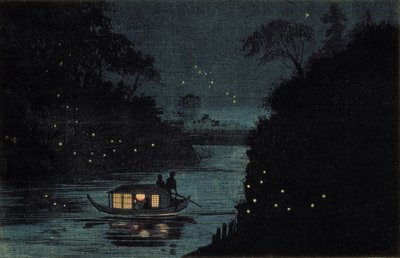 Świetliki w Ochanomizu autorstwa Kobayashi Kiyochika