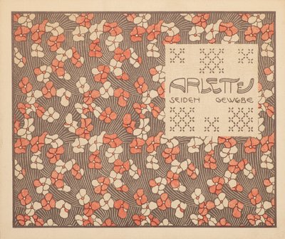 Tkanina jedwabna Arlette, 1901. autorstwa Koloman Moser