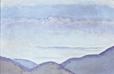 Berge - Góry ... (olej na tekturze) autorstwa Koloman Moser